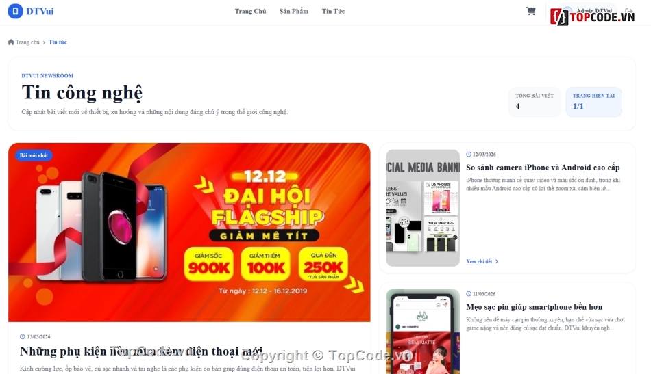 Website bán hàng,Web bán hàng,cửa hàng điện thoại